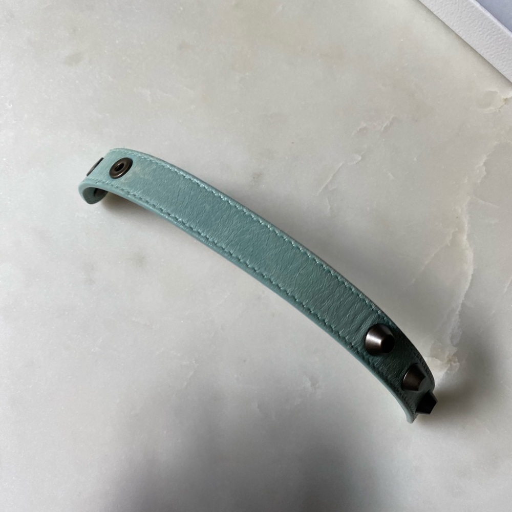 Balenciaga leather studded bracelet - Picture 2 of 13